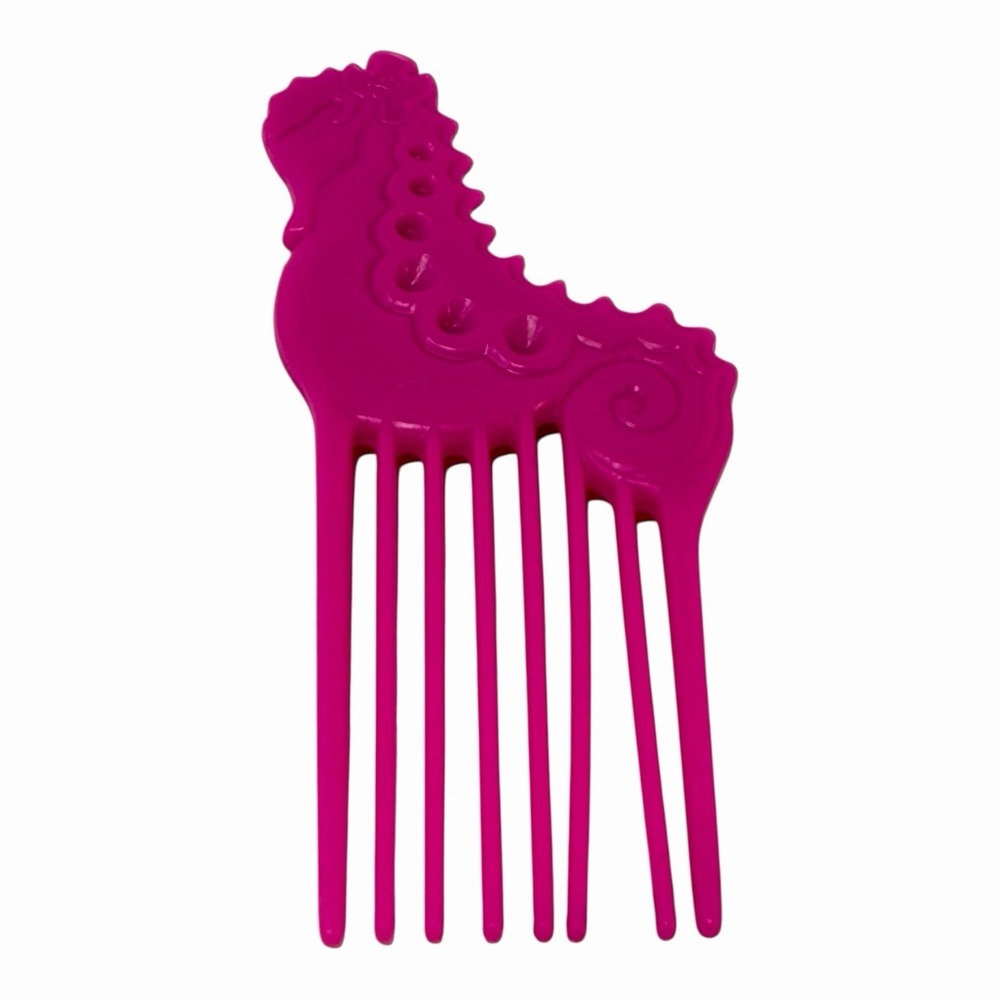 Vintage My Little Pony Sea Pony Comb Magenta Pink Seahorse Accessory G1 MLP